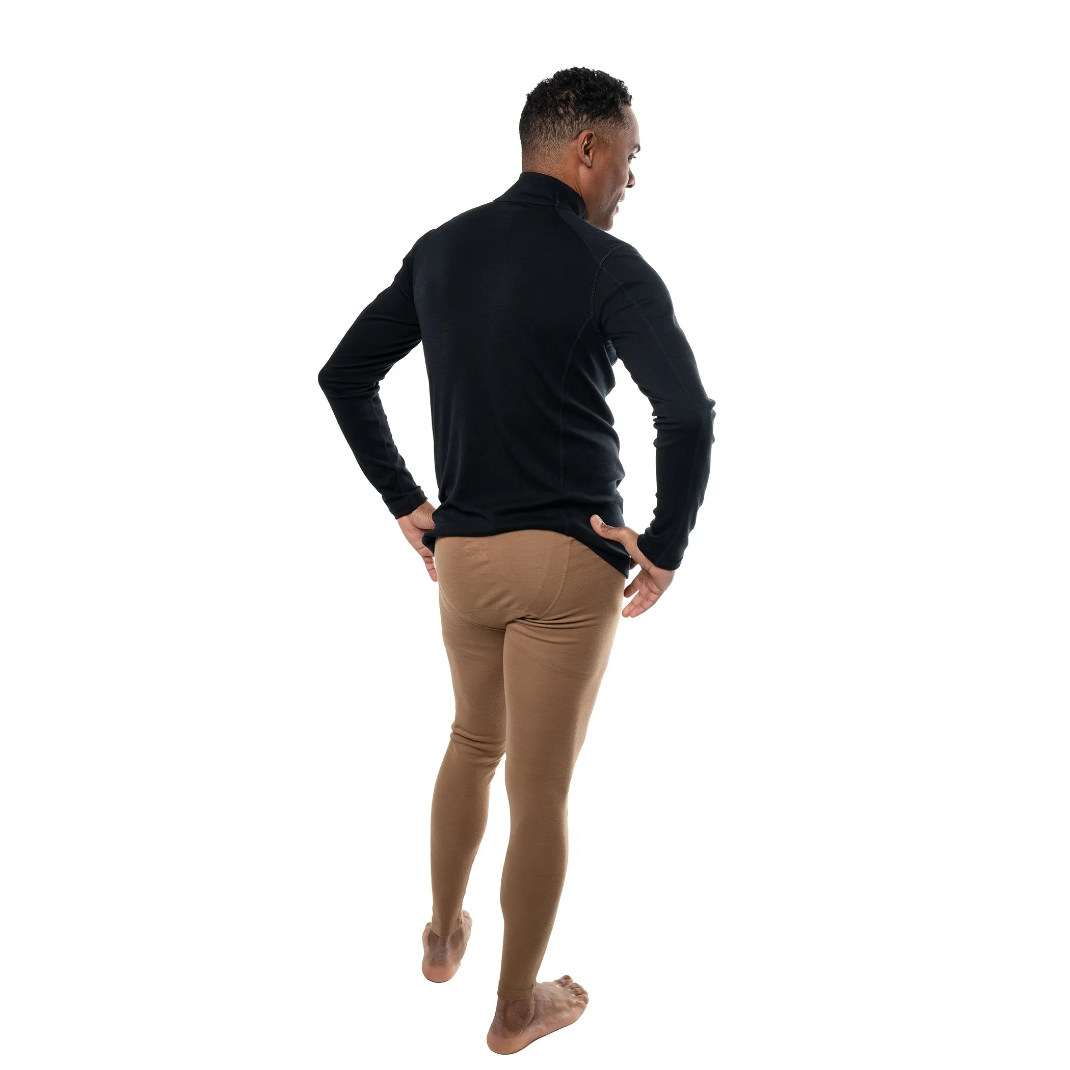 Men's Base Layer Long Sleeve Mid-Weight 1/4 Zip Top