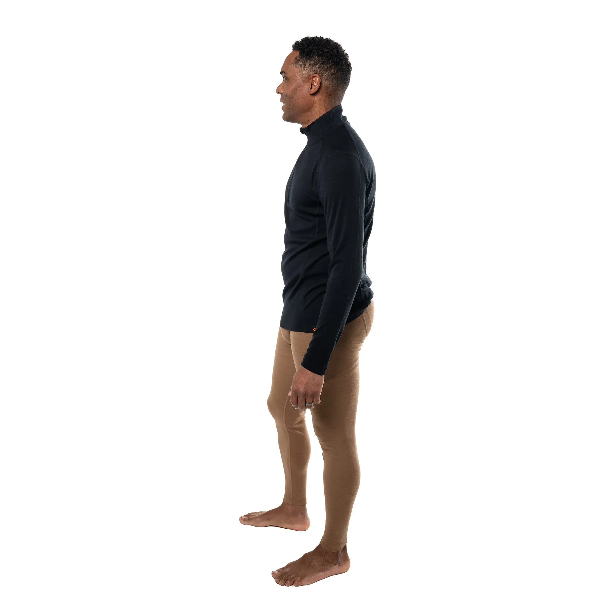 Men's Base Layer Long Sleeve Mid-Weight 1/4 Zip Top