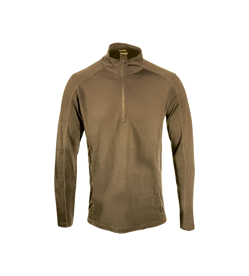 Men's Base Layer Long Sleeve Mid-Weight 1/4 Zip Top