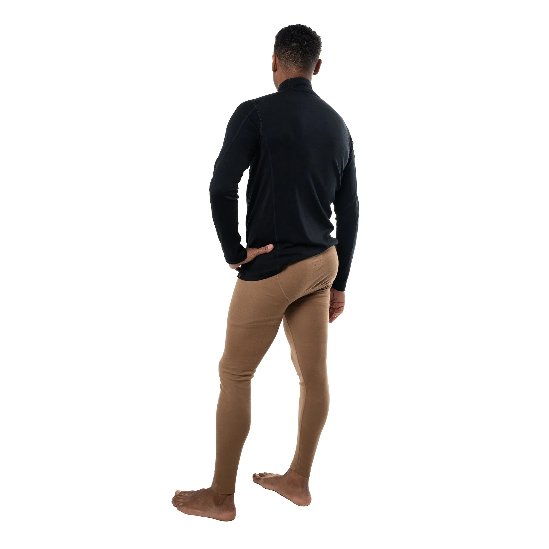 Men's Base Layer Long Sleeve Mid-Weight 1/4 Zip Top