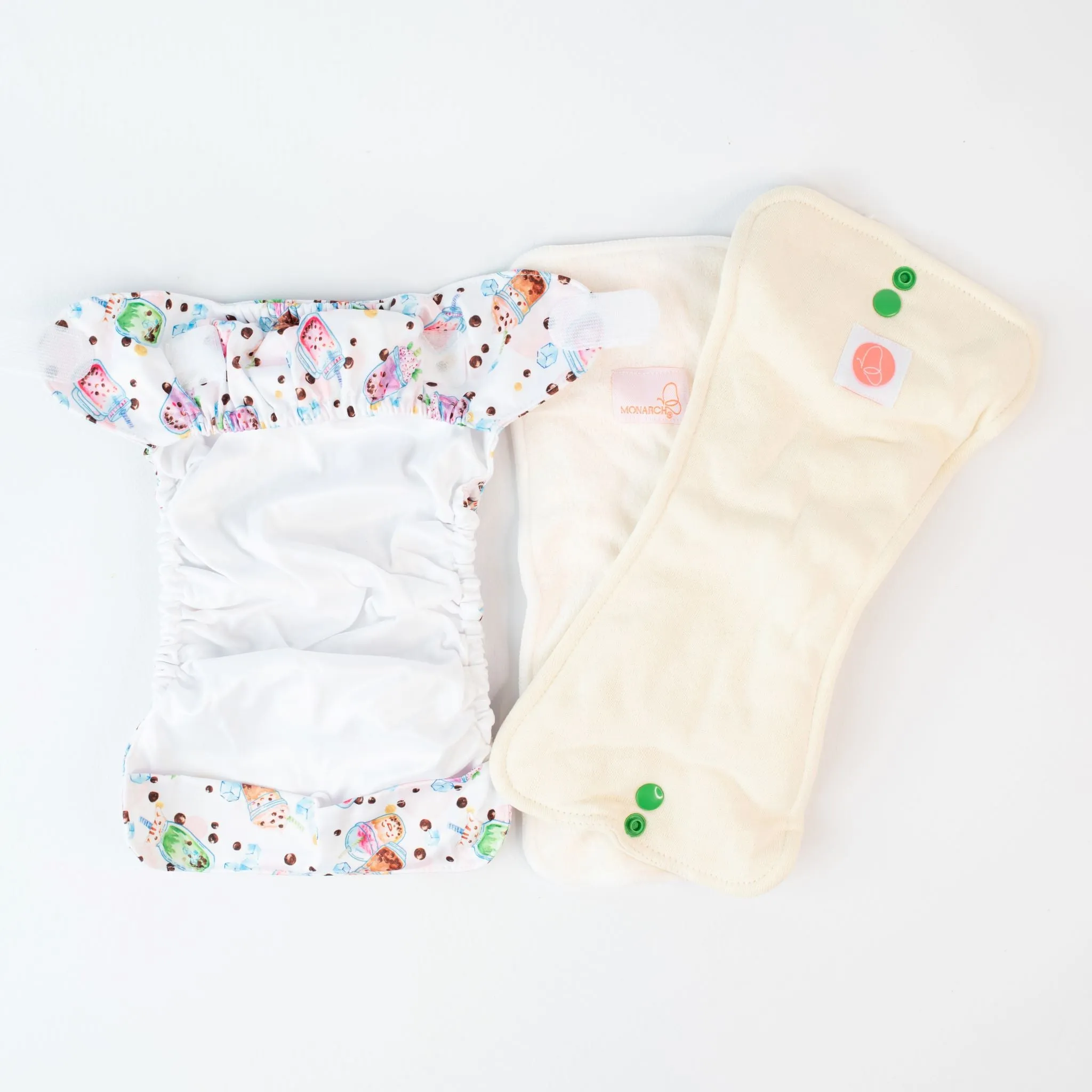 Newborn Wipeable Nappy | Bubba Tea