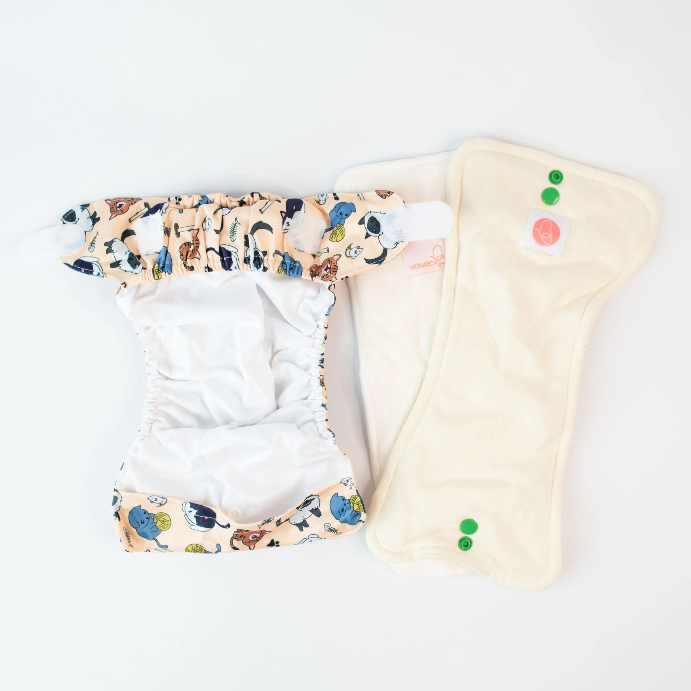 Newborn Wipeable Nappy | Feline Good