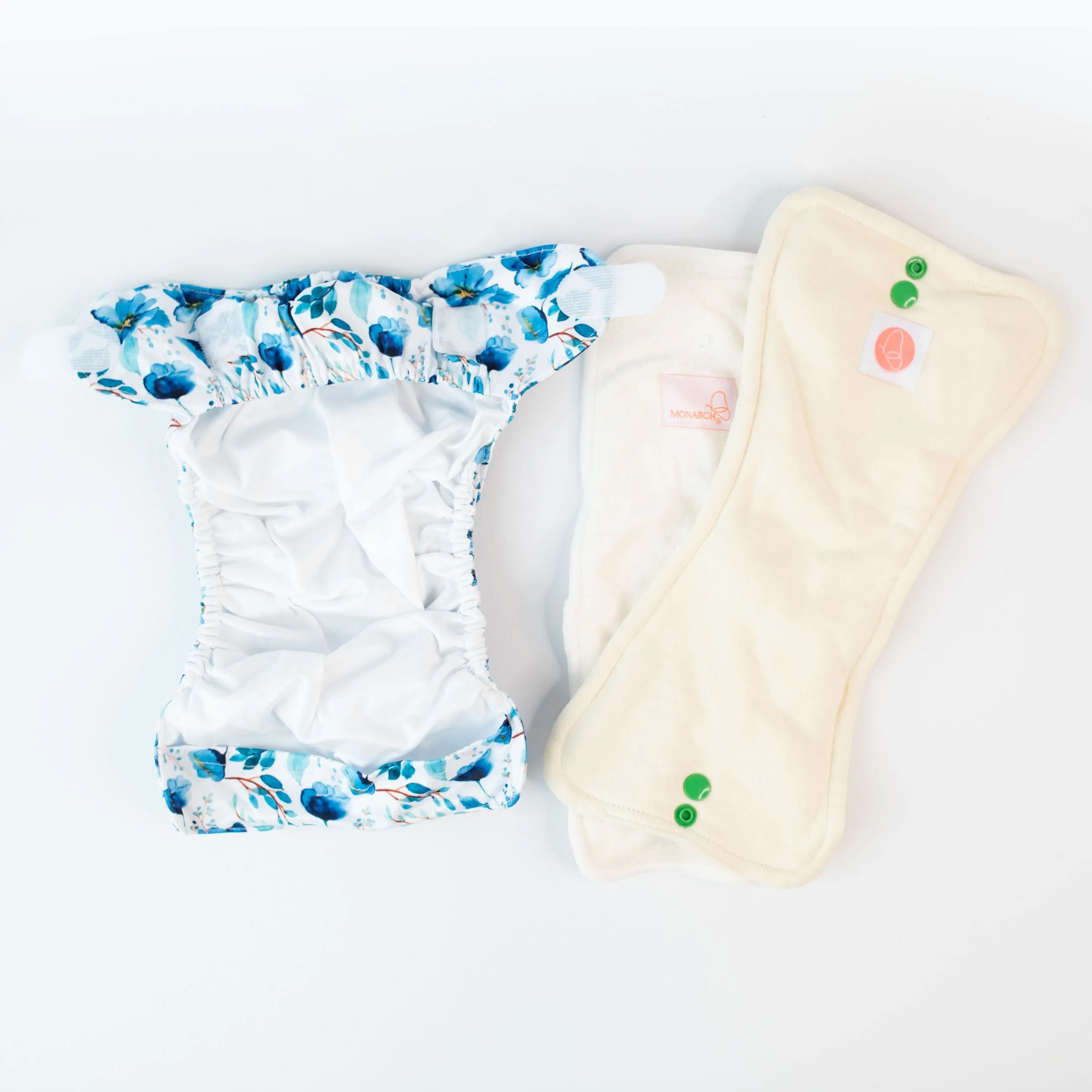 Newborn Wipeable Nappy | Ocean Meadow