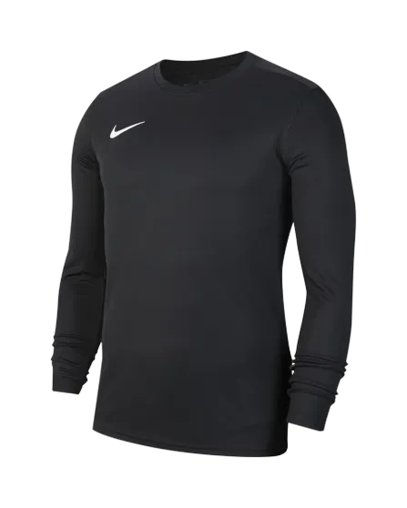 NIKE DRI-FIT PARK 7 LONG SLEEVE JERSEY - MEN - BLACK