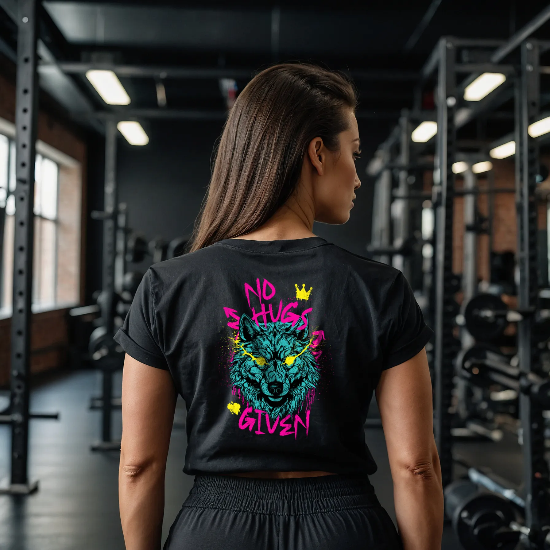 NO HUGS GIVEN Women's V-Neck Shirt