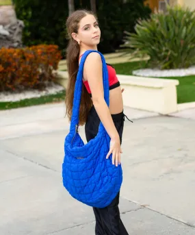 Oh La La Dancewear - On The Move Puffer Tote (OLL302-ROY) - Royal Blue