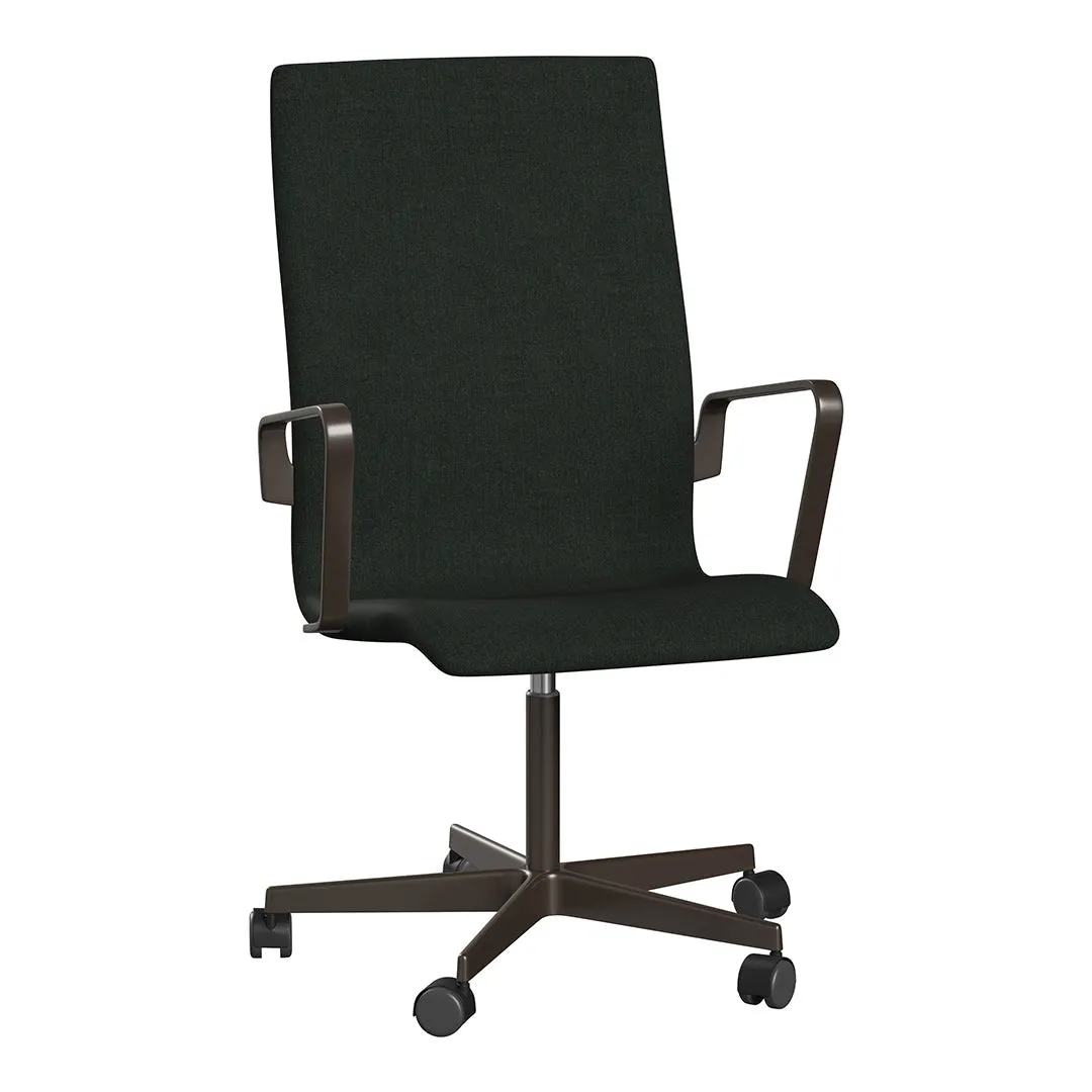 Oxford Medium Back Office Armchair - 5 Star Base & Castors