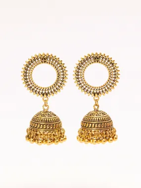 Patterned Antique Jhumkas