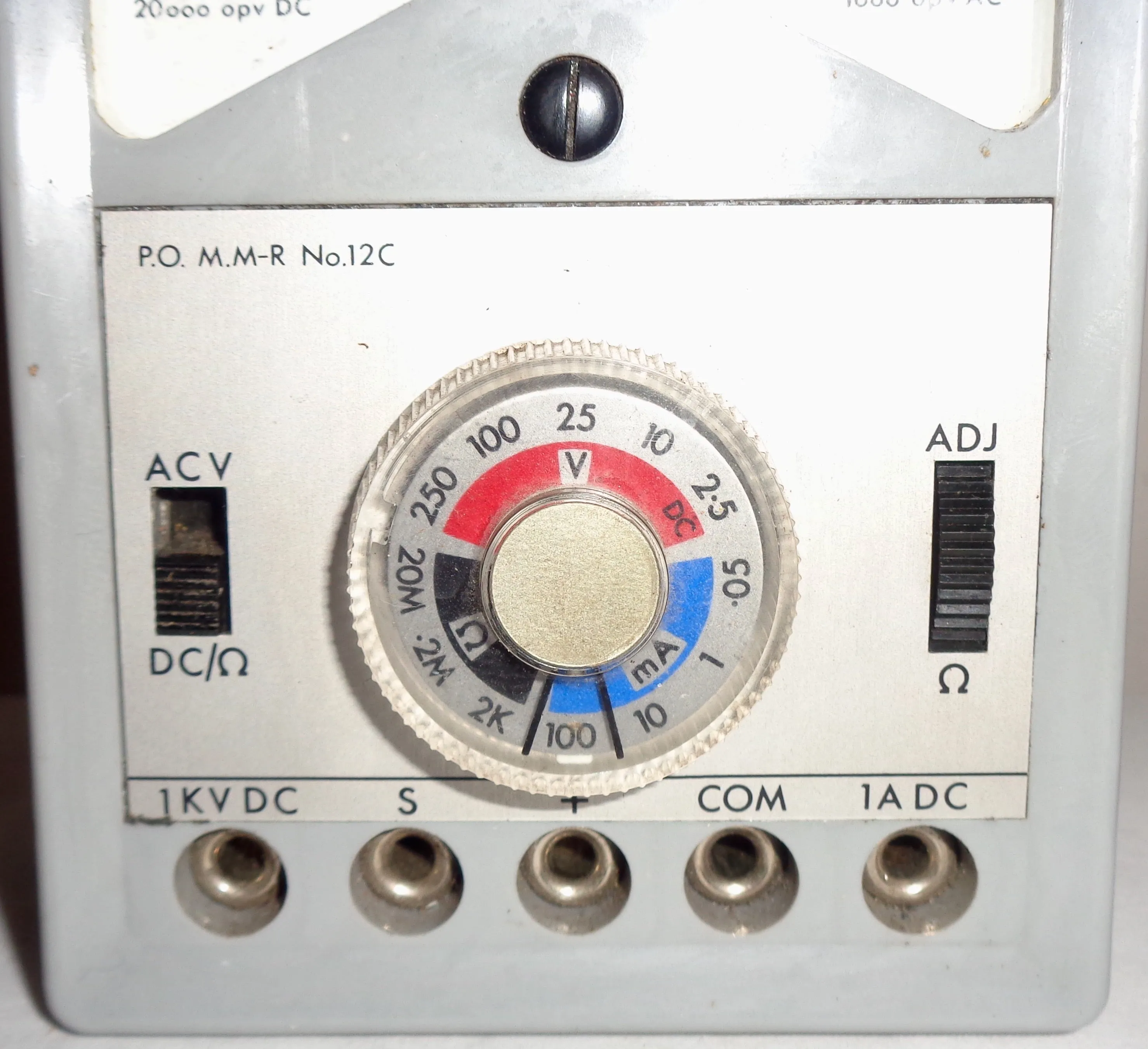 Post Office Multirange Meter Model 12C/1 Includes Leather Case & Leads
