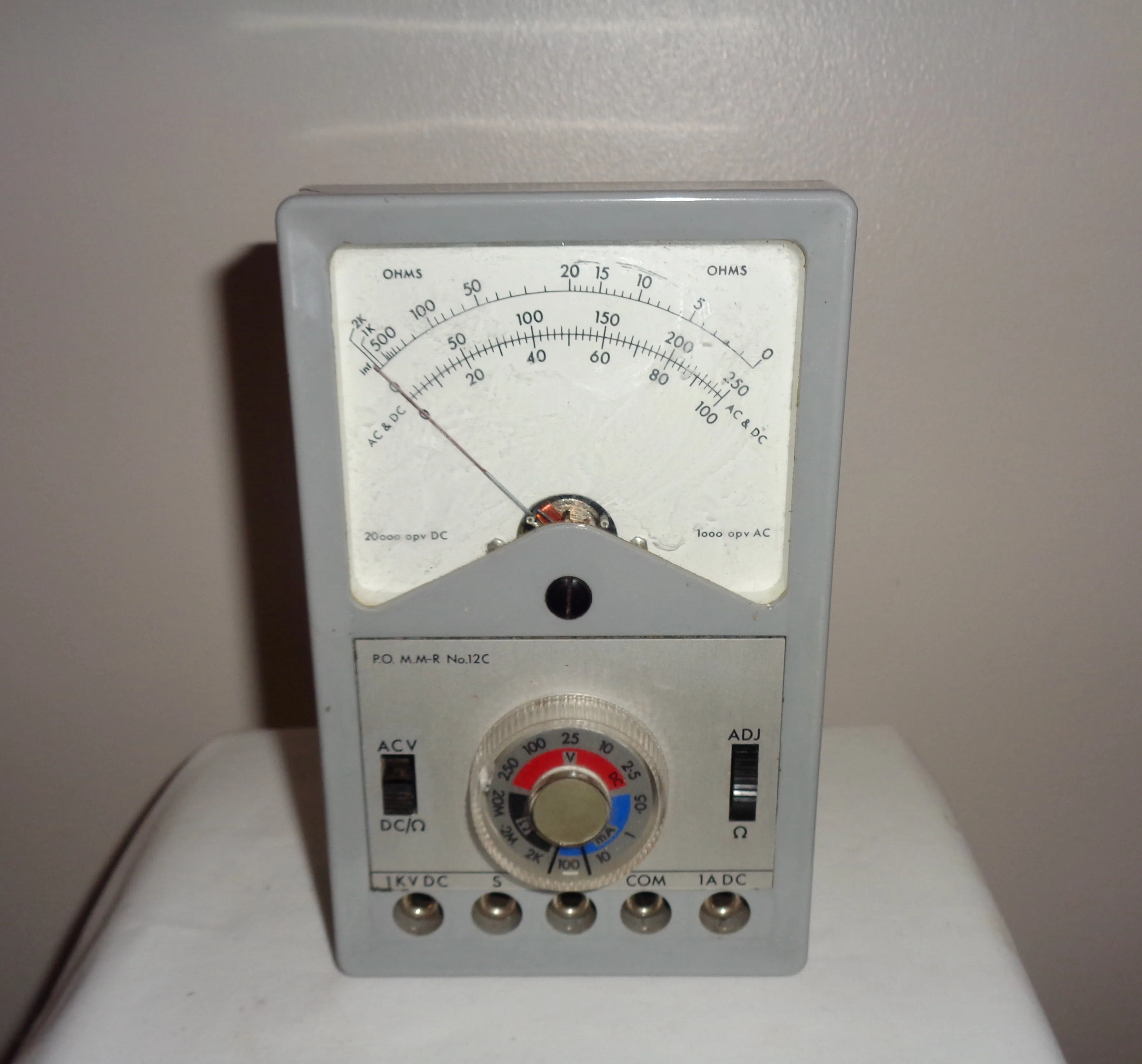 Post Office Multirange Meter Model 12C/1 Includes Leather Case & Leads
