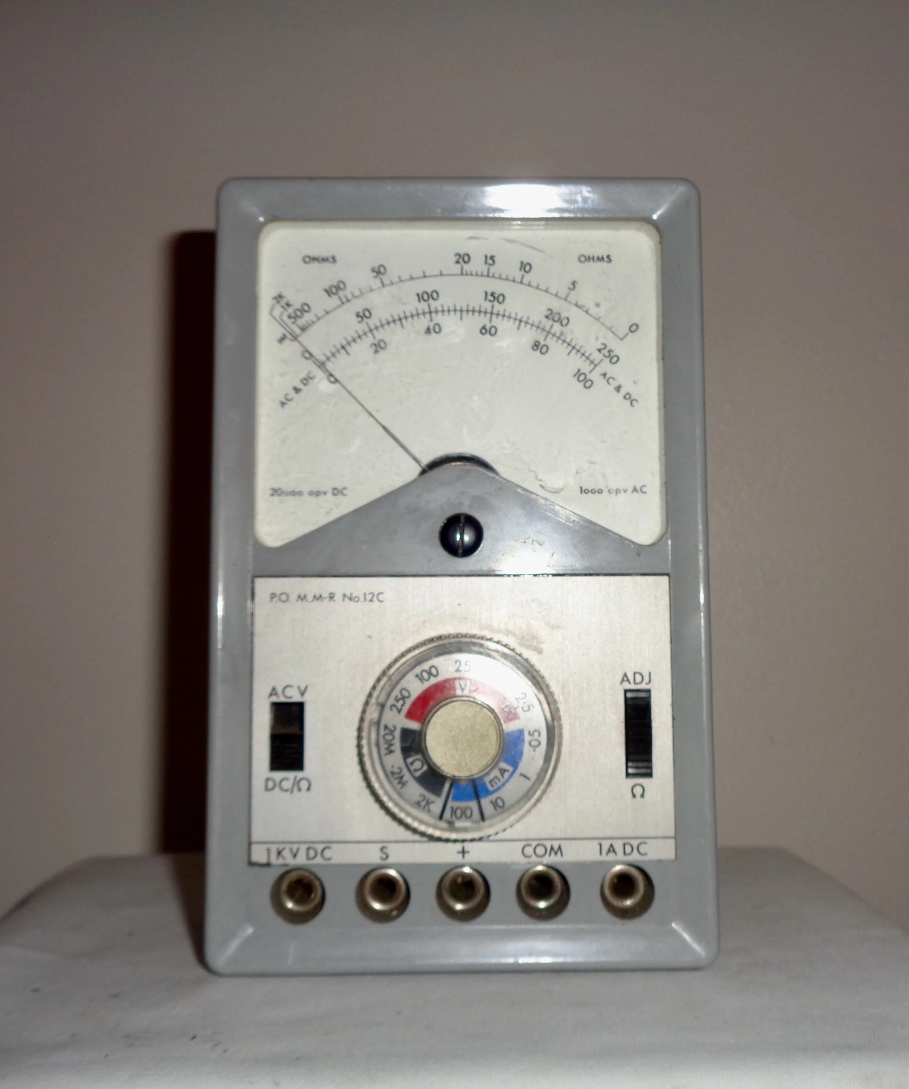 Post Office Multirange Meter Model 12C/1 Includes Leather Case & Leads