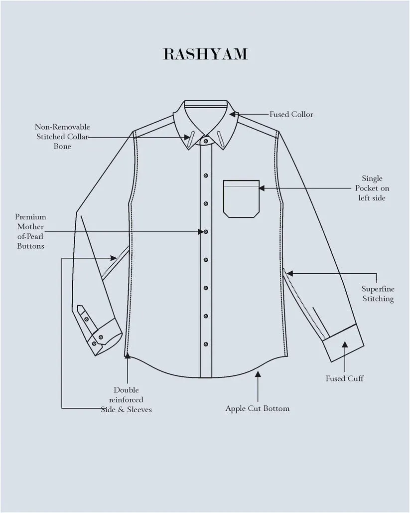 Premium Leaf Cream Printed Designer Shirt For Men