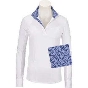 RJ Classics Junior Tori Show Shirt - Blue Horseshoes