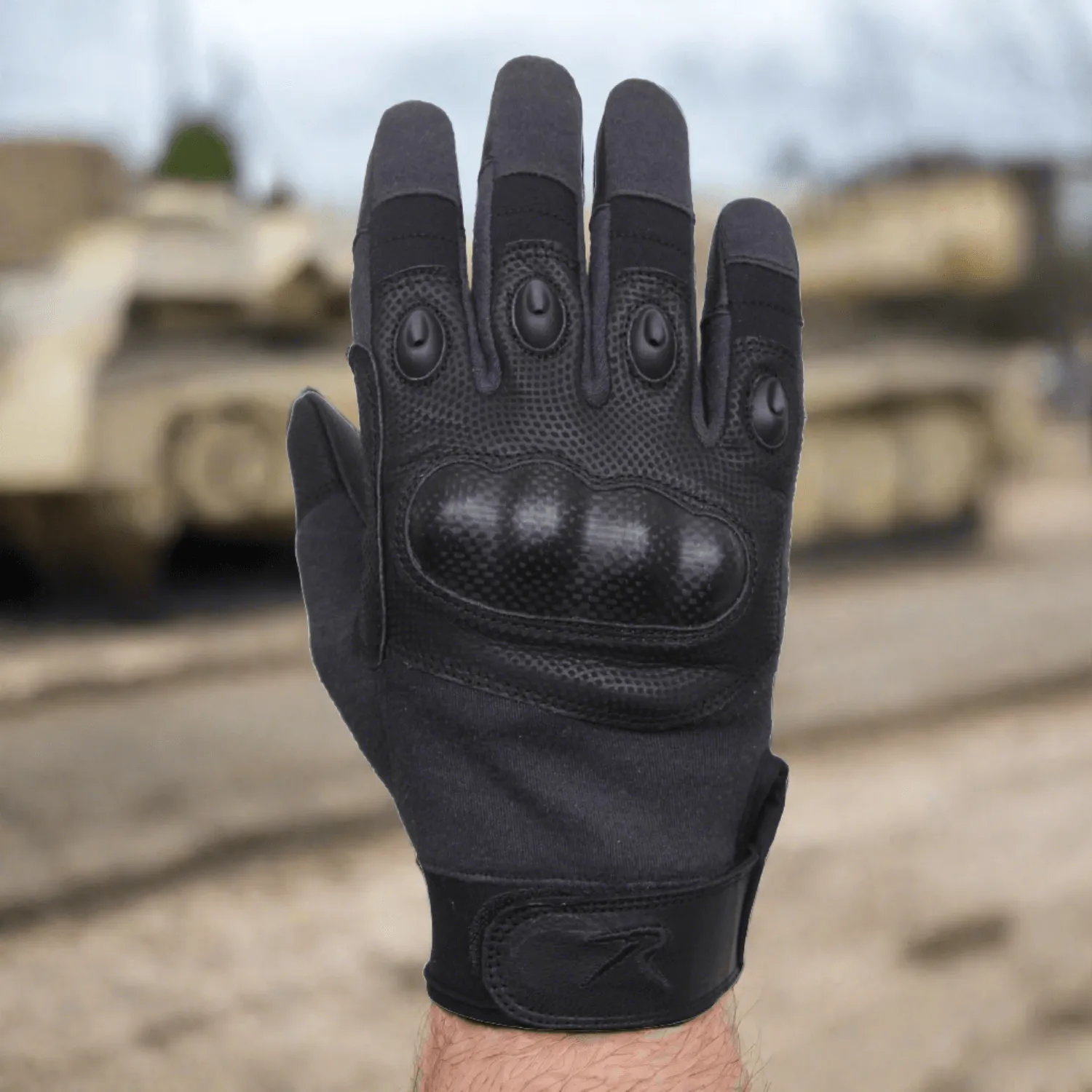 Rothco Carbon Fiber Hard Knuckle Cut/Fire Resistant Gloves