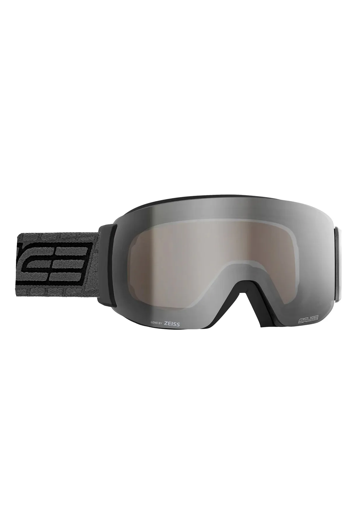 Salice 102 Black and Silver Grey Ski Goggles