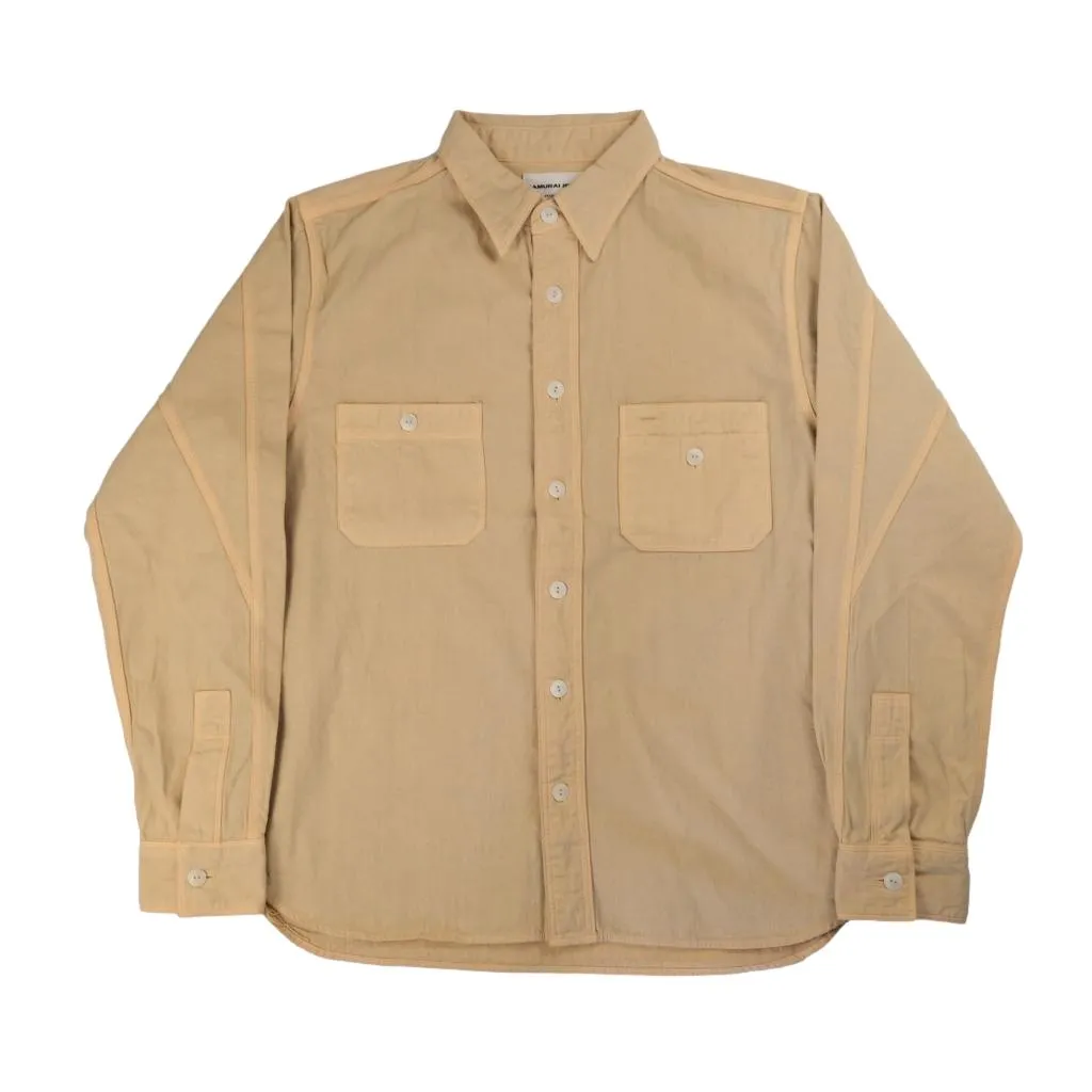 Samurai SJCBS24-TS Gardenia Dyed Selvedge Chambray Shirt