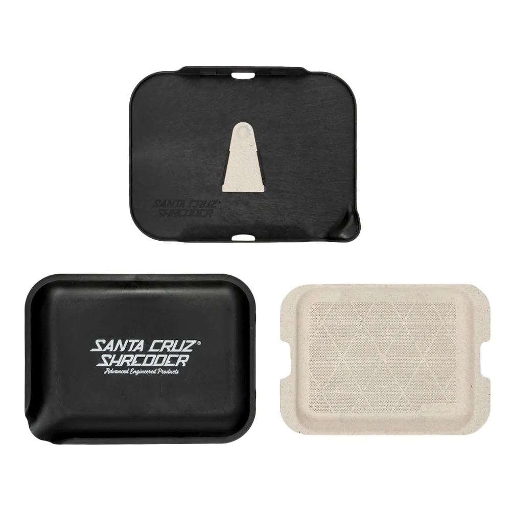 Santa Cruz Shredder - Hemp Rolling Tray with Sift Screen & Lid - Small