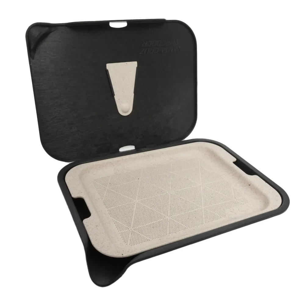 Santa Cruz Shredder - Hemp Rolling Tray with Sift Screen & Lid - Small