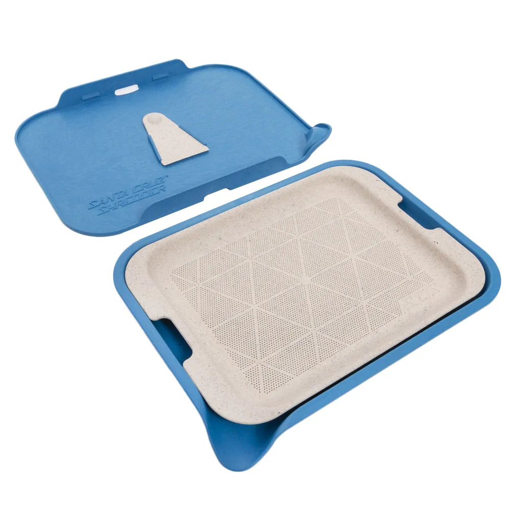 Santa Cruz Shredder - Hemp Rolling Tray with Sift Screen & Lid - Small