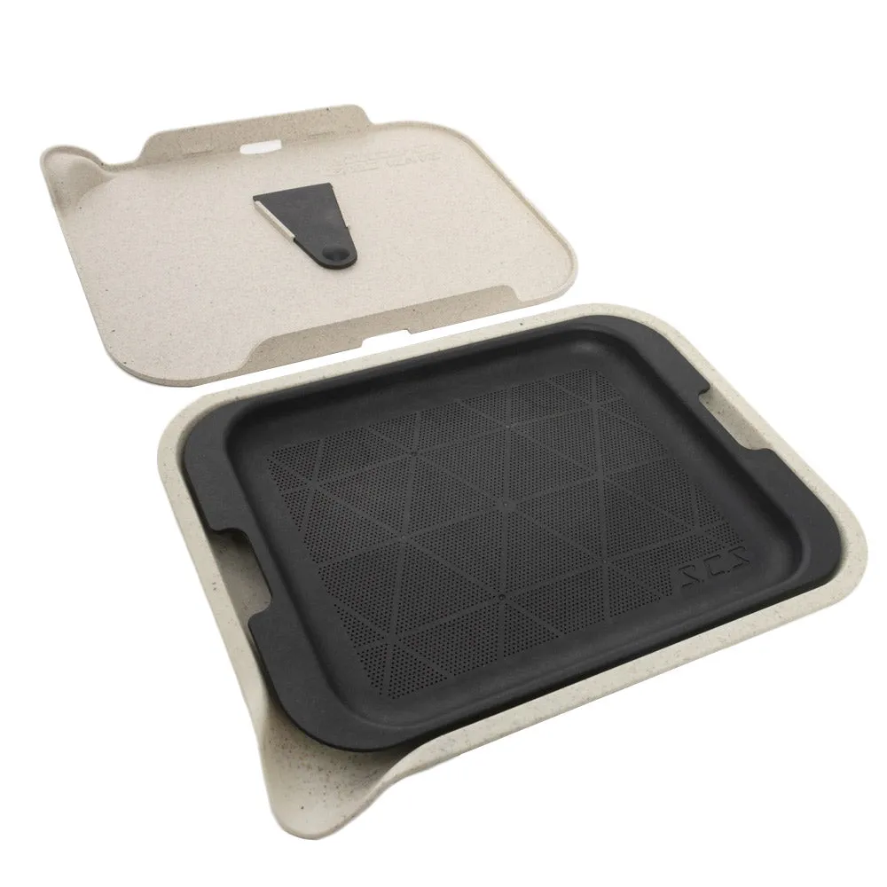 Santa Cruz Shredder - Hemp Rolling Tray with Sift Screen & Lid - Small