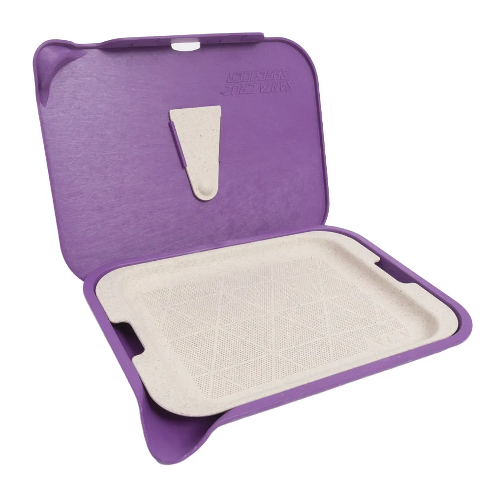 Santa Cruz Shredder - Hemp Rolling Tray with Sift Screen & Lid - Small