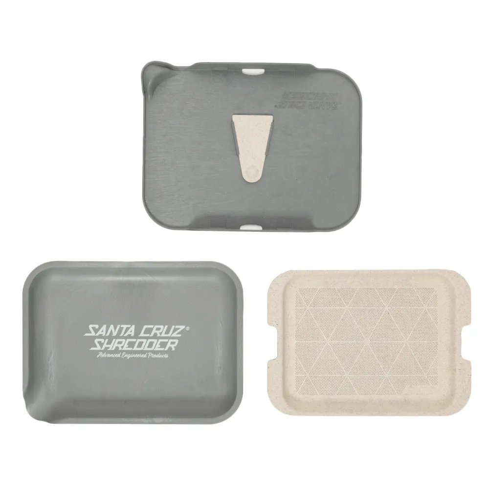 Santa Cruz Shredder - Hemp Rolling Tray with Sift Screen & Lid - Small