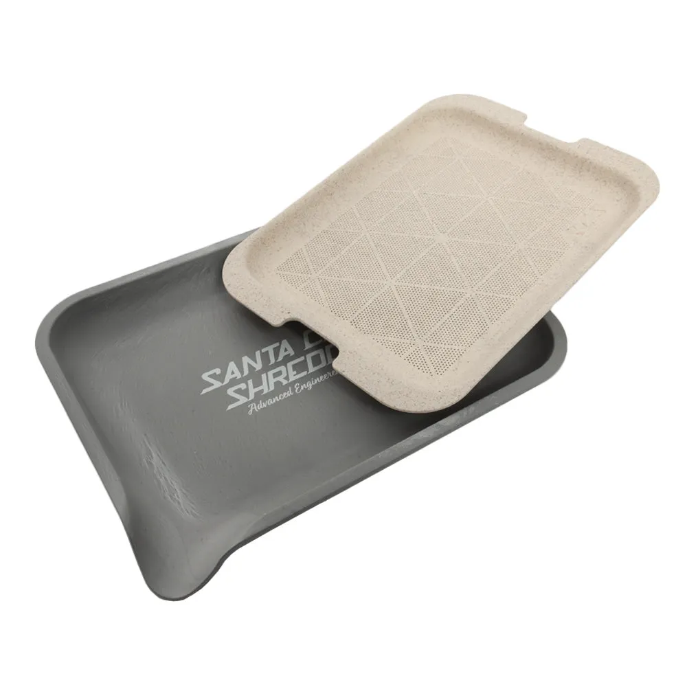 Santa Cruz Shredder - Hemp Rolling Tray with Sift Screen & Lid - Small