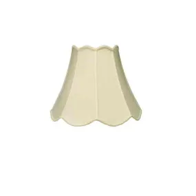 Scallop Bell Lamp Shade, Eggshell 5x10x8