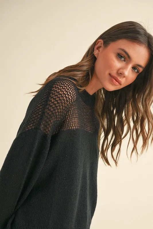 Sheer Joy Sweater Top
