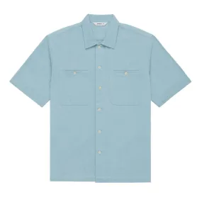 Short Sleeve Work Shirt - Powder Blue