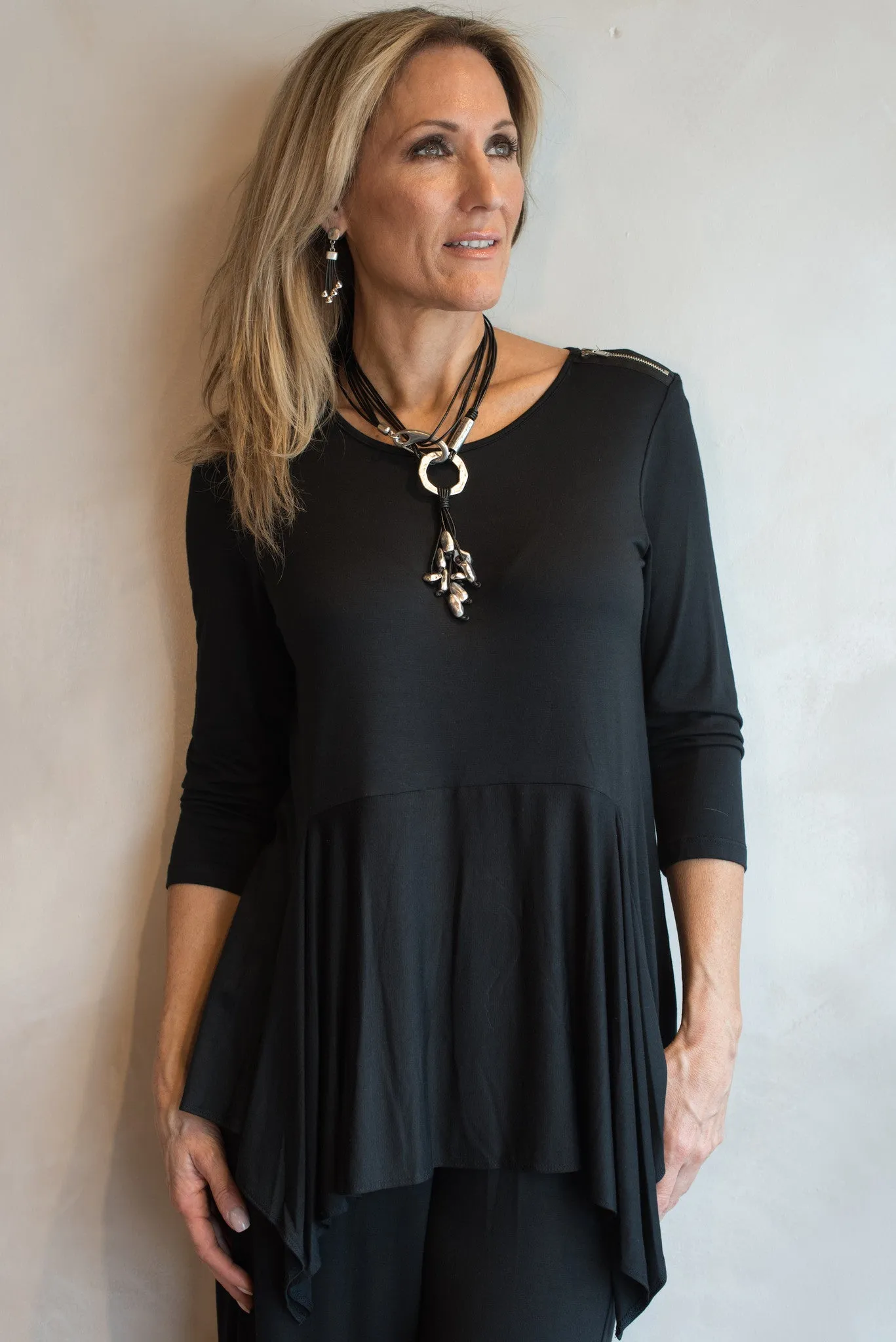 Soft Chakra Tunic - Black