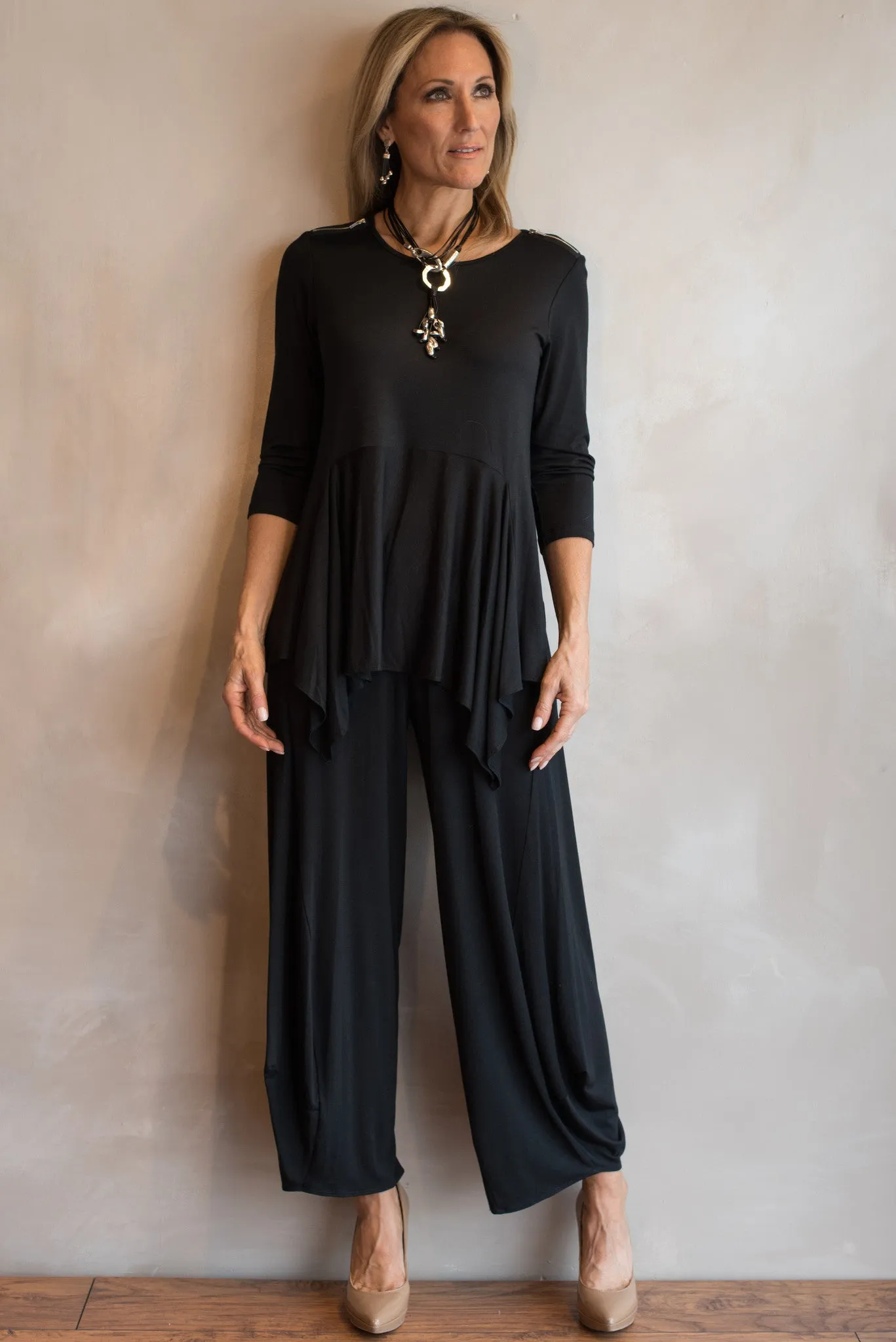 Soft Chakra Tunic - Black