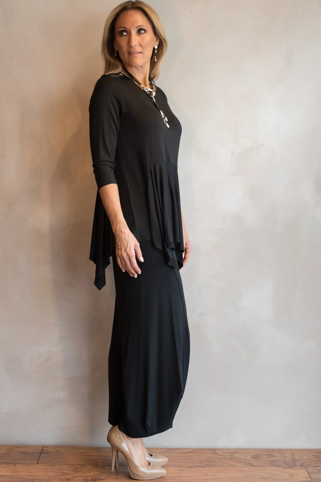 Soft Chakra Tunic - Black