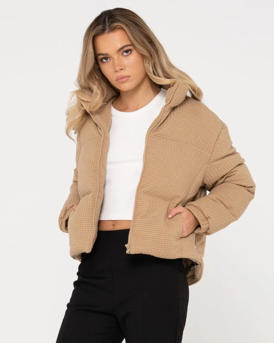 Soleil Textured Puffer Jacket