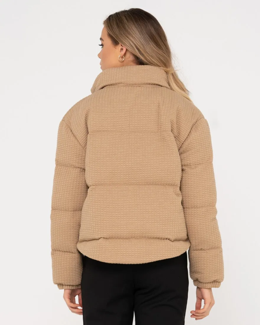 Soleil Textured Puffer Jacket