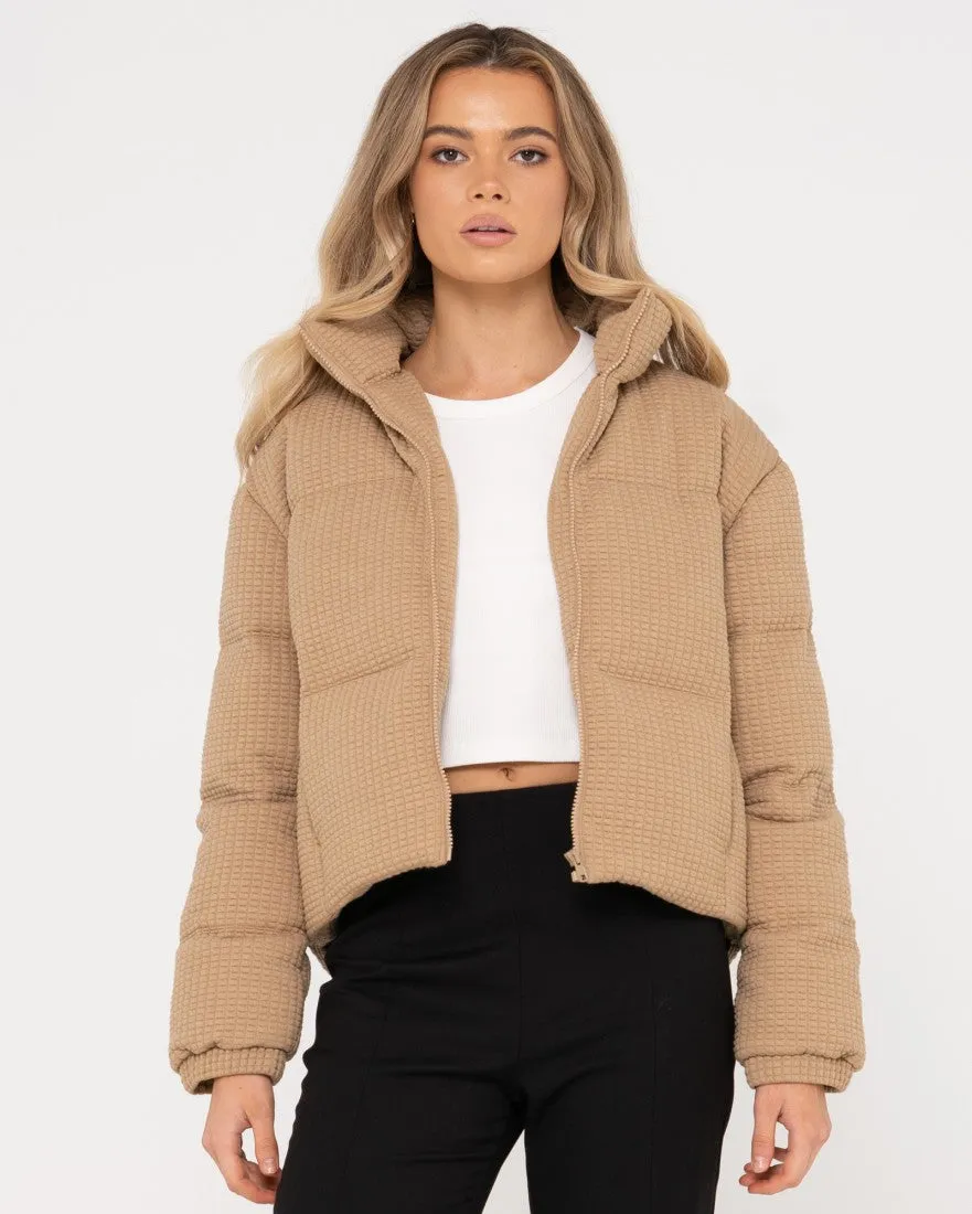 Soleil Textured Puffer Jacket