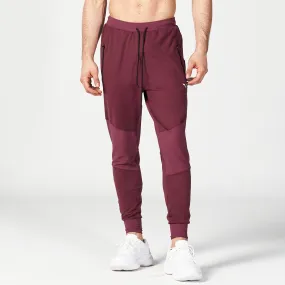 Statement Ribbed Joggers Reimagined SS23 - Burgundy
