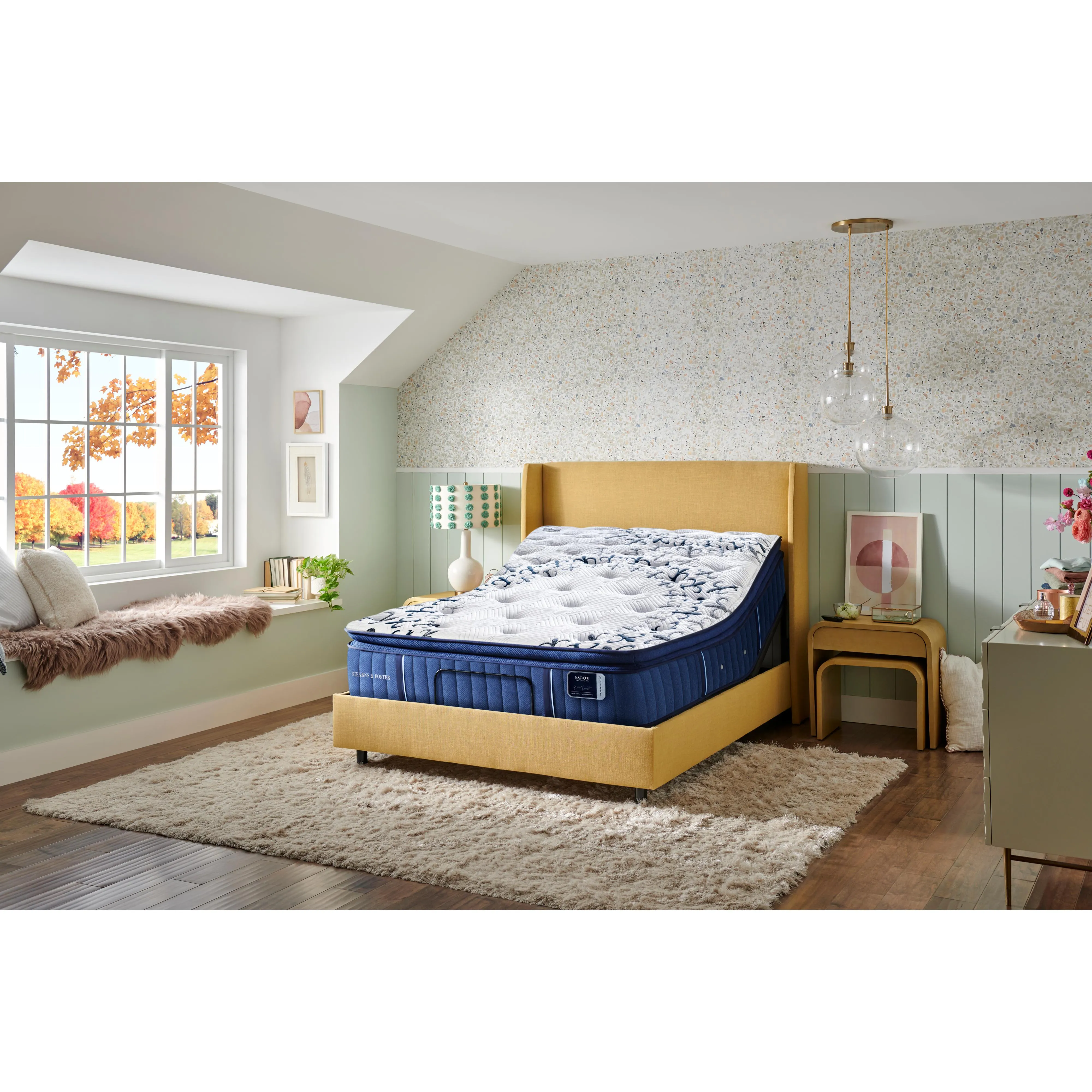 Stearns & Foster Mon Cheri Luxury Cushion Firm Pillow Top Mattress (Full)