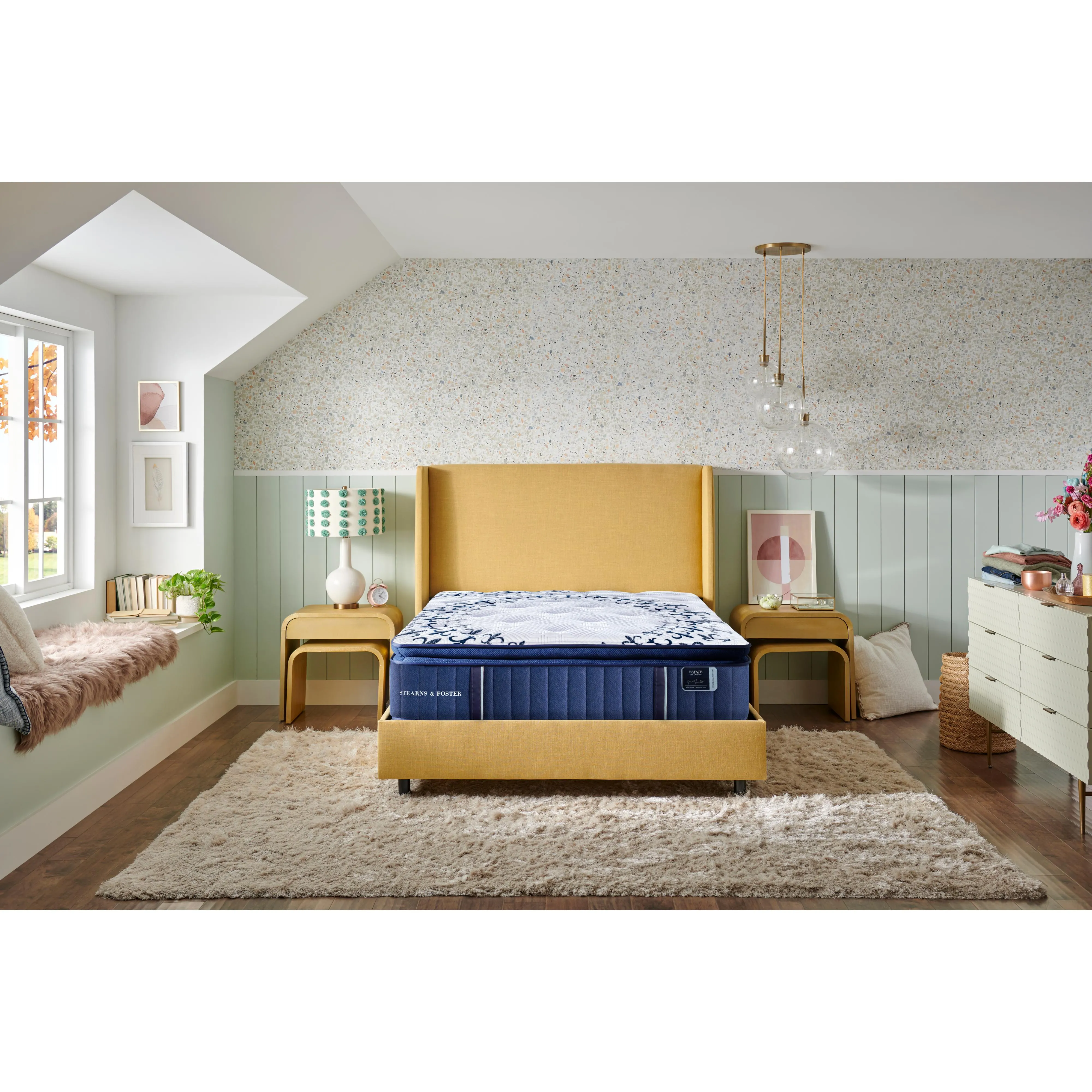 Stearns & Foster Mon Cheri Luxury Cushion Firm Pillow Top Mattress (Full)