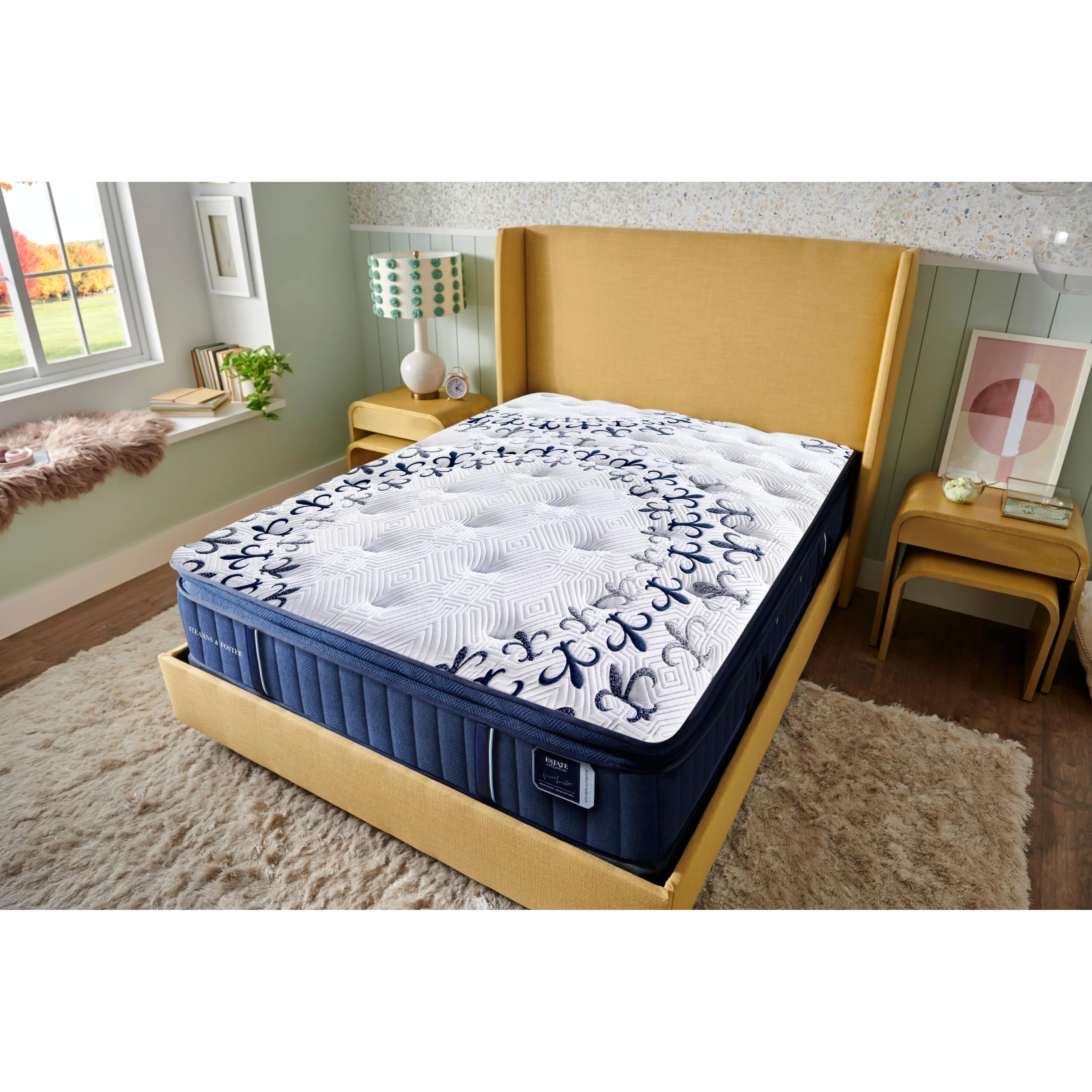 Stearns & Foster Mon Cheri Luxury Cushion Firm Pillow Top Mattress (Full)