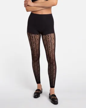 The Charmer Lace Leggings Black