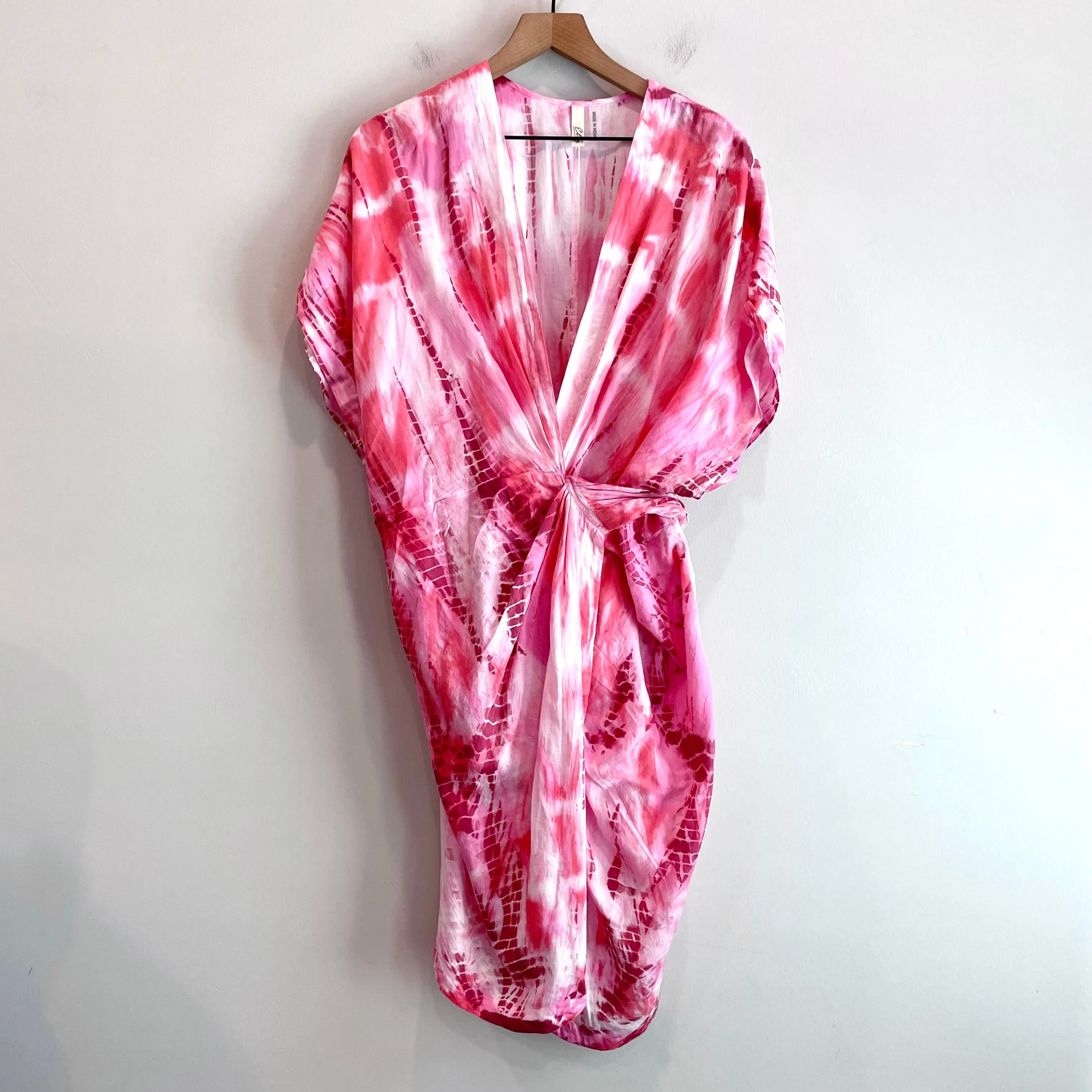 Tie Dye Wrap Dress