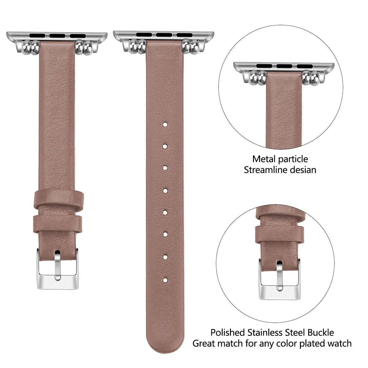 Top layer leather thin strap for Iwatch W24KAW81925