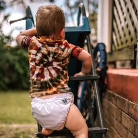 Ultimate Wipeable Cloth Nappy V1.0 | Clara-ty White