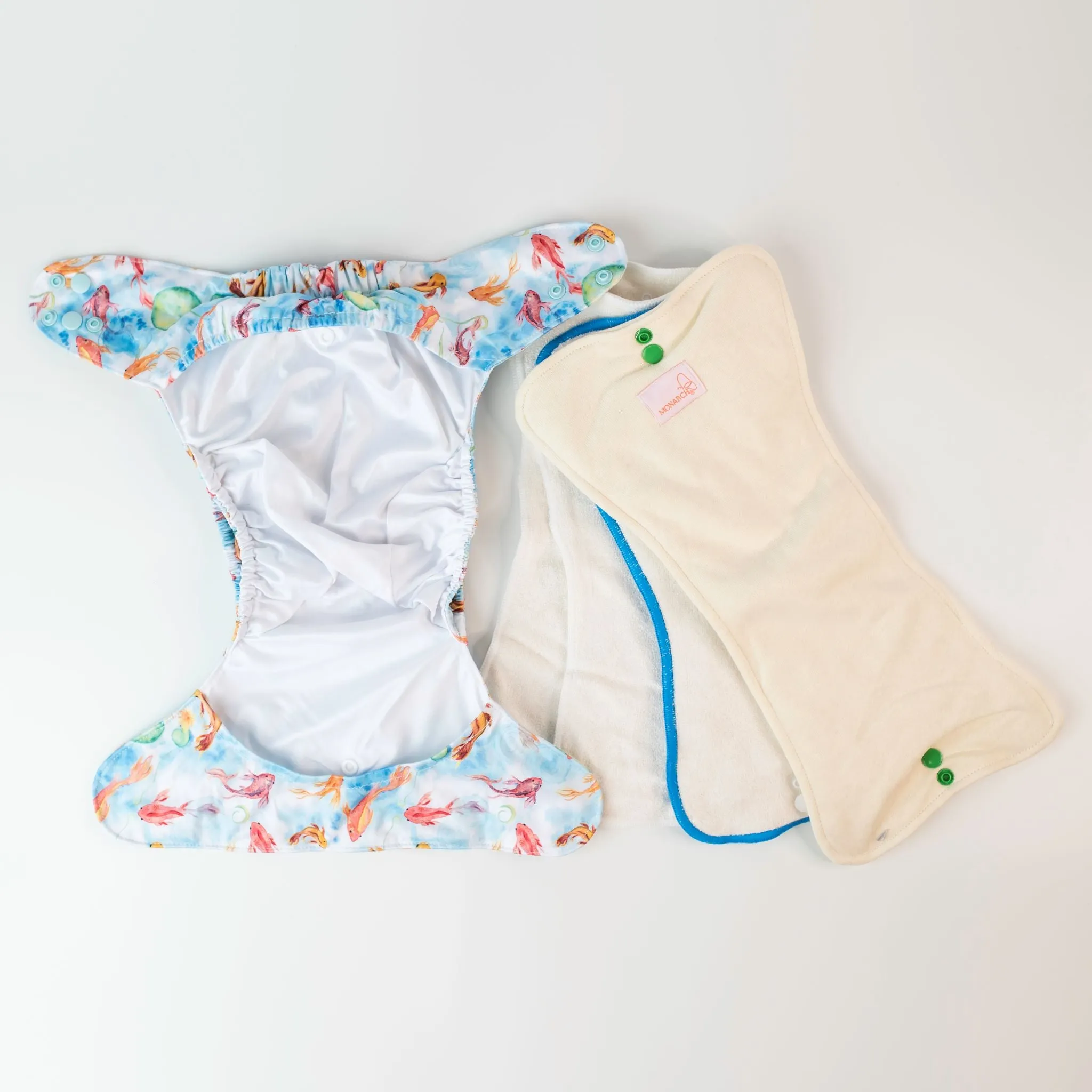 Ultimate Wipeable Cloth Nappy V3.0 | Feeling Koi