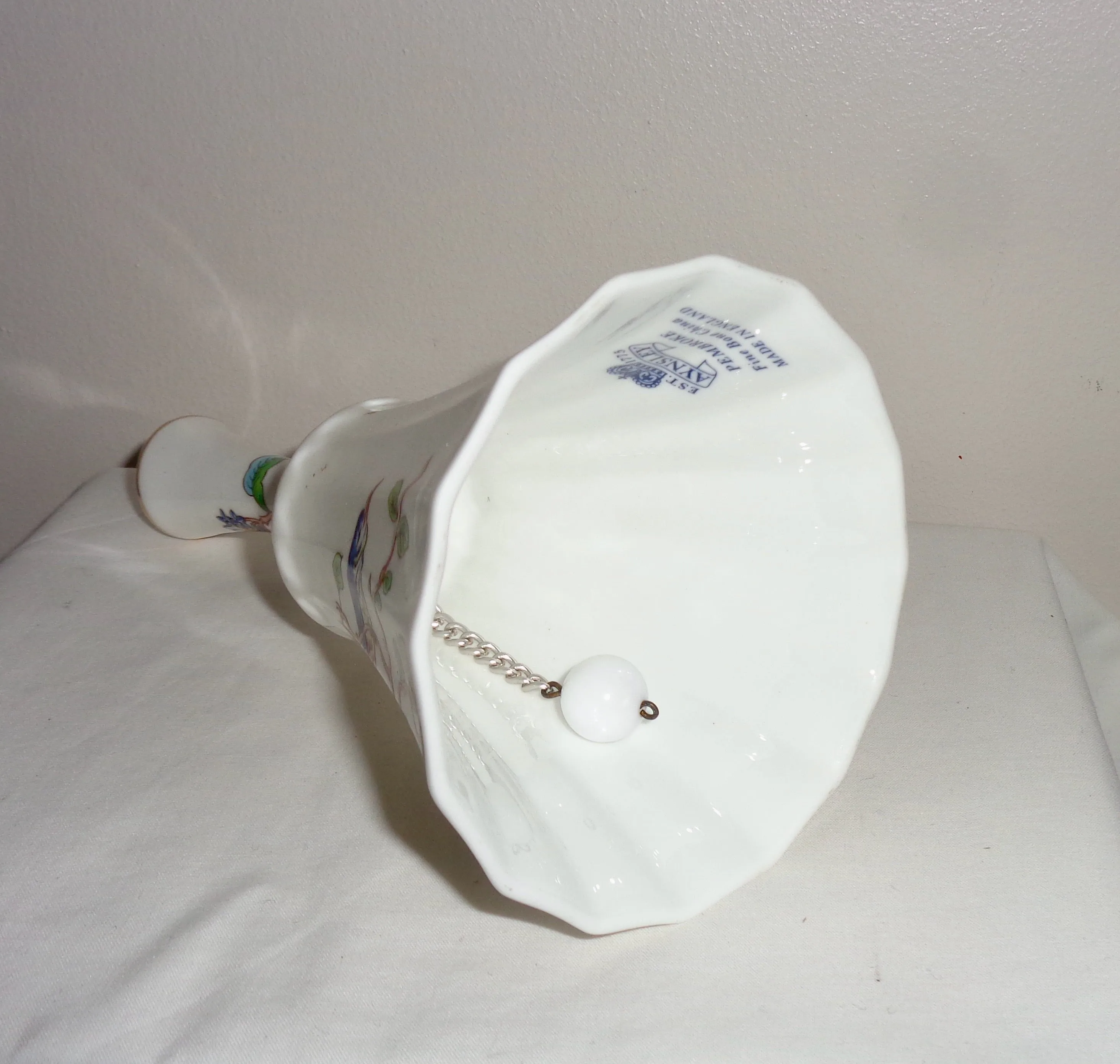 Vintage Aynsley Pembroke China Hand Bell
