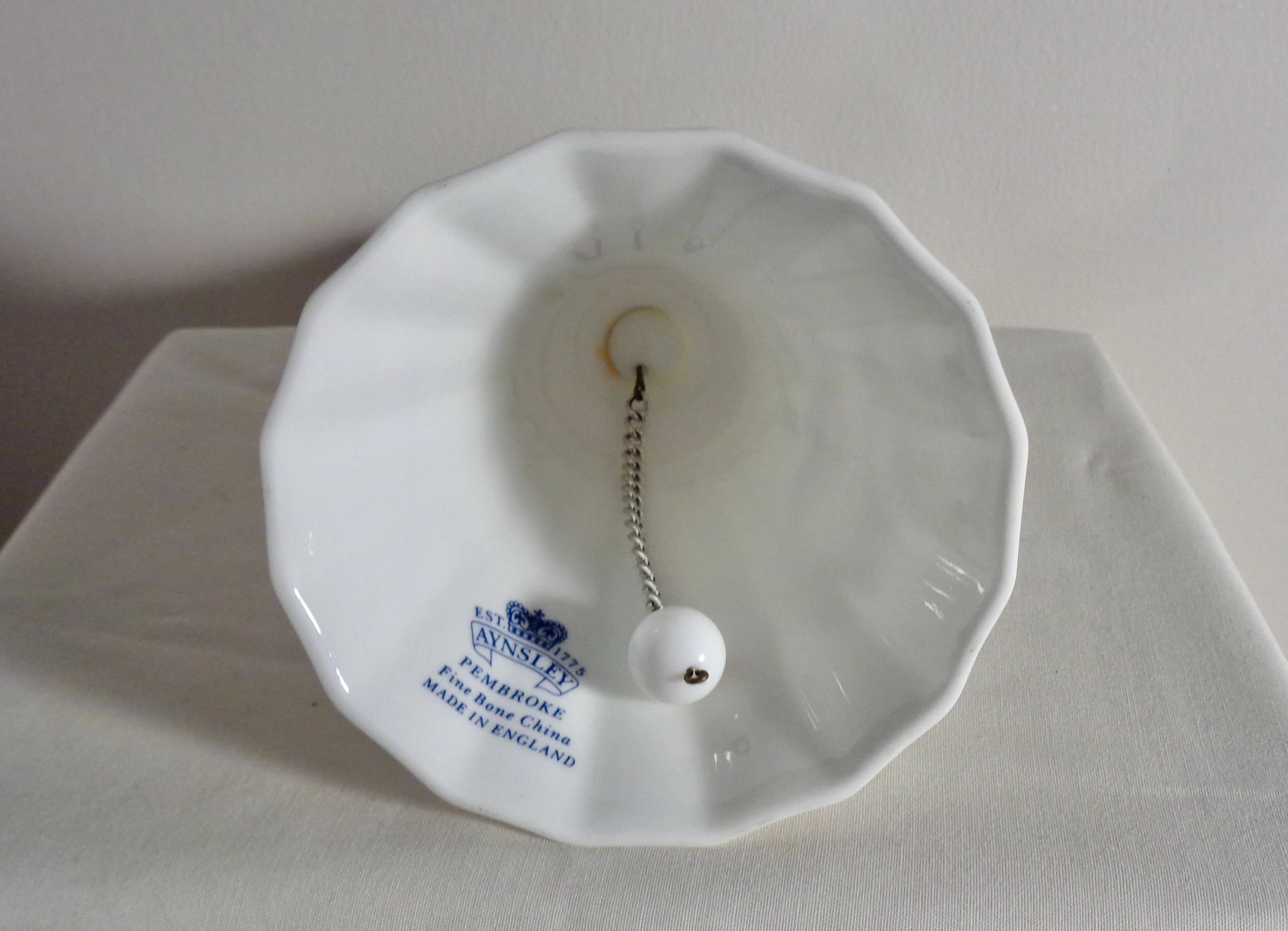 Vintage Aynsley Pembroke China Hand Bell
