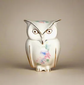Vintage Aynsley Pottery Owl Little Sweetheart Trinket Box