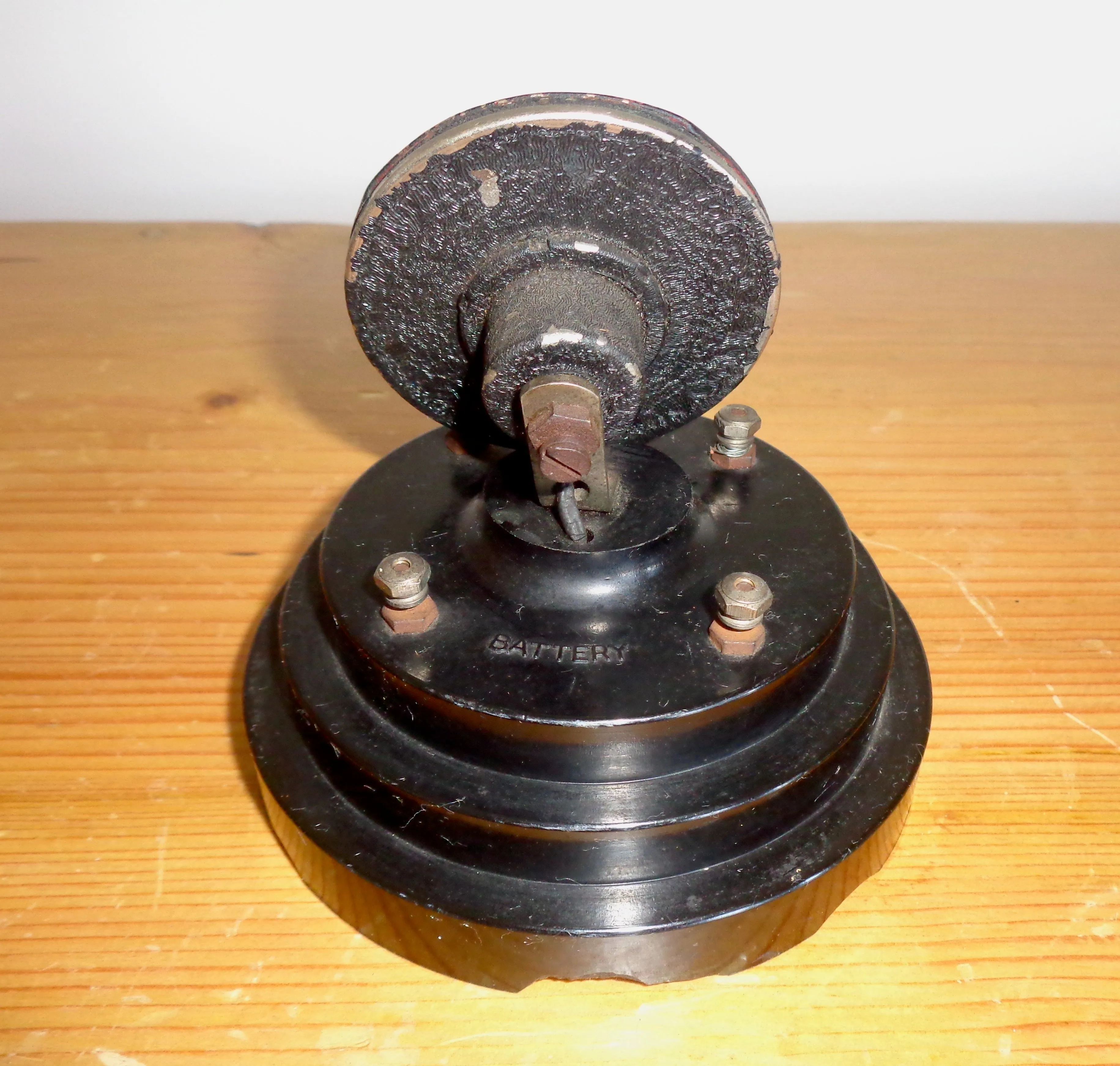 Vintage Bakelite Home Broadcasters Desk Microphone