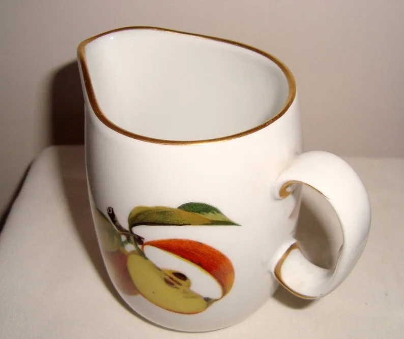Vintage Royal Worcester Evesham Gold Small Milk Jug
